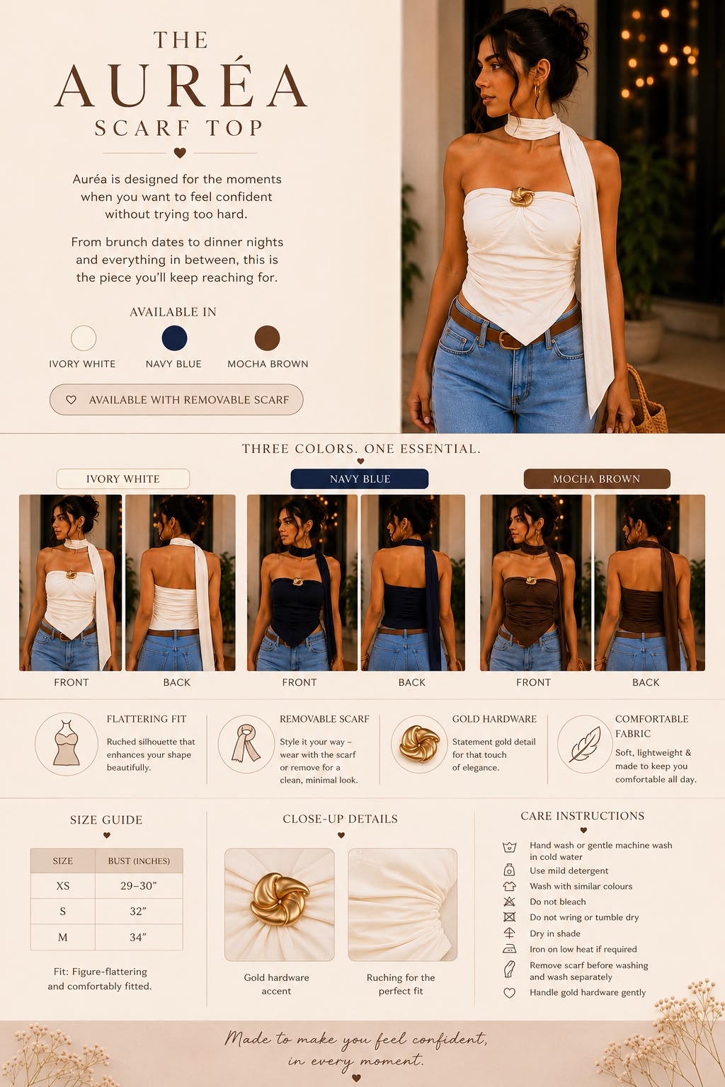 The Auréa Scarf Top - Image 7