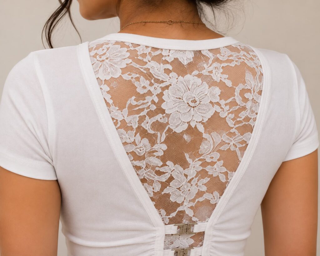 Luna Lace Back Top