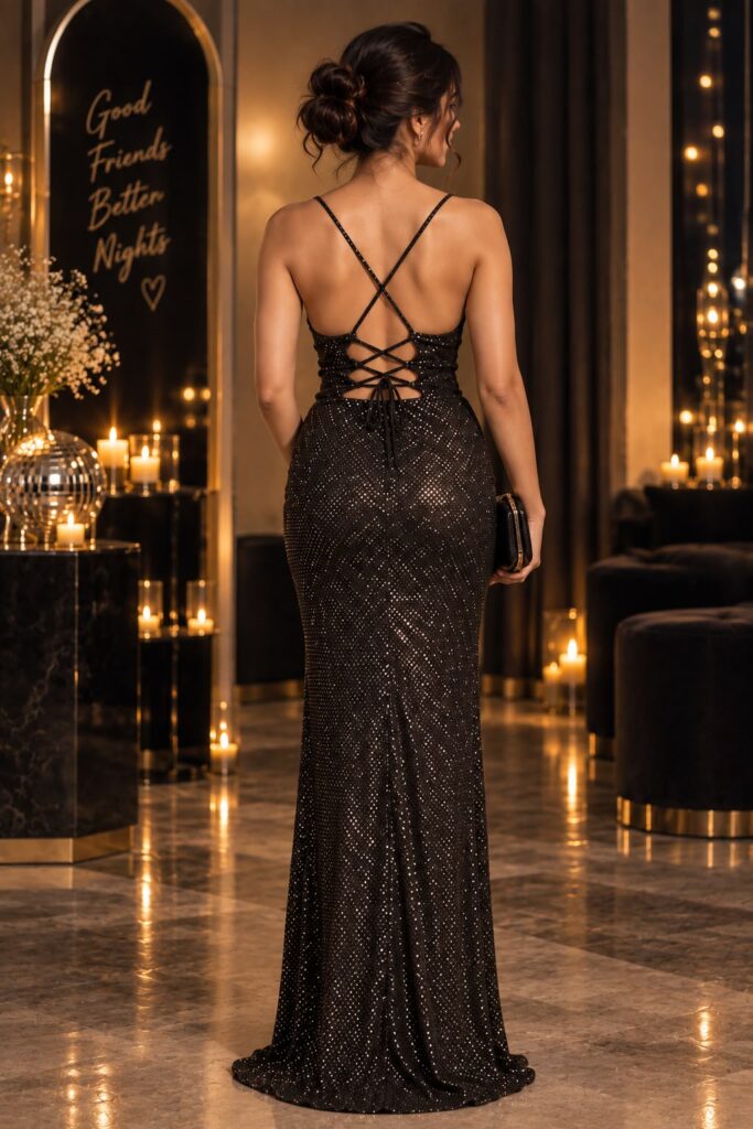 MIDNIGHT MUSE GOWN