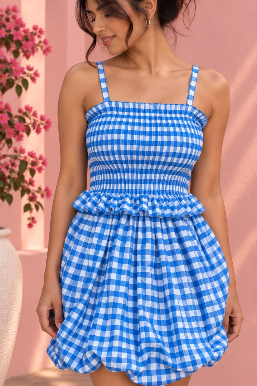 ROSIE GINGHAM BUBBLE MINI - Image 3