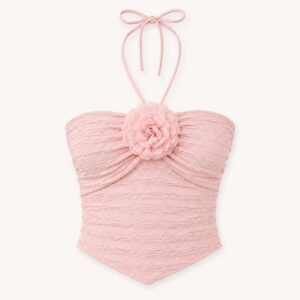 Rosette Halter Top - Image 1