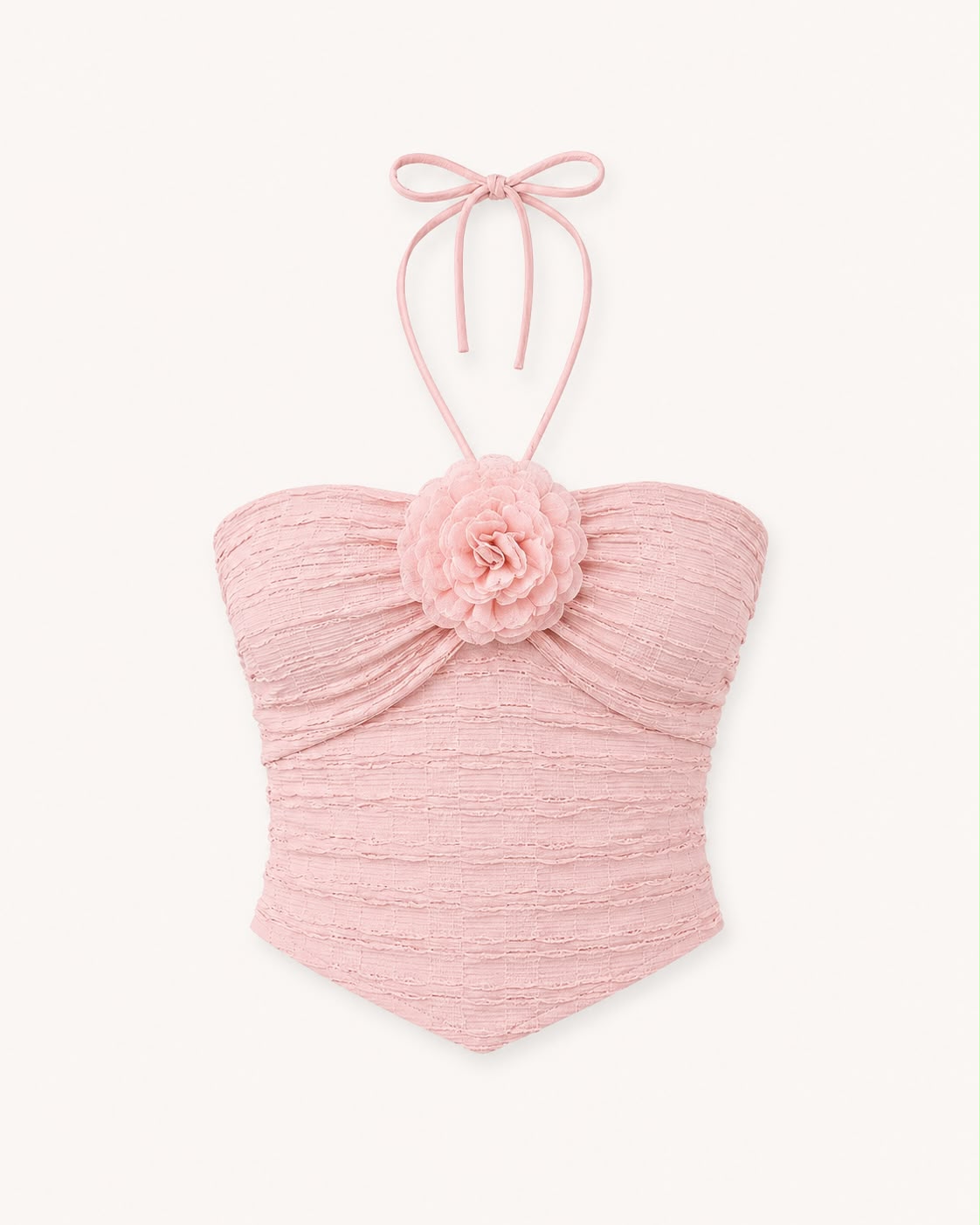 Rosette Halter Top - Image 1