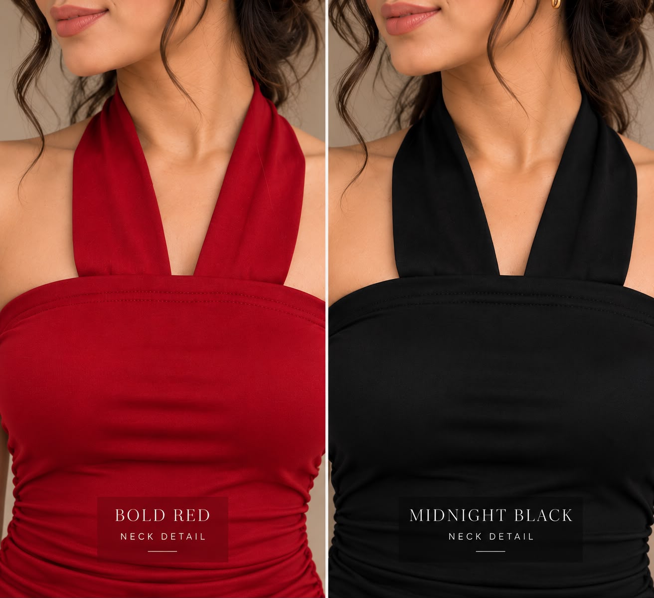 NOIR MUSE HALTER DRESS - Image 4