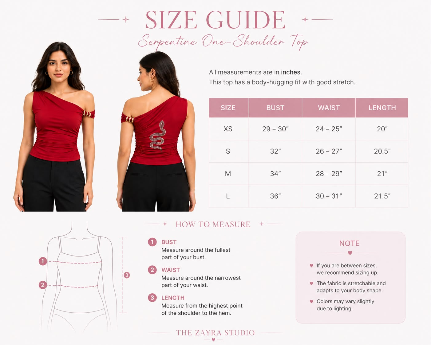 Serpentine One Shoulder Top - Image 6
