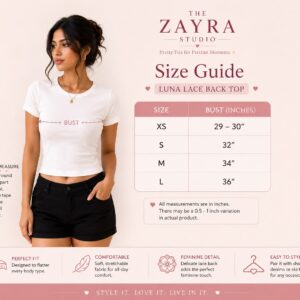 Luna Lace Back Top - Image 7