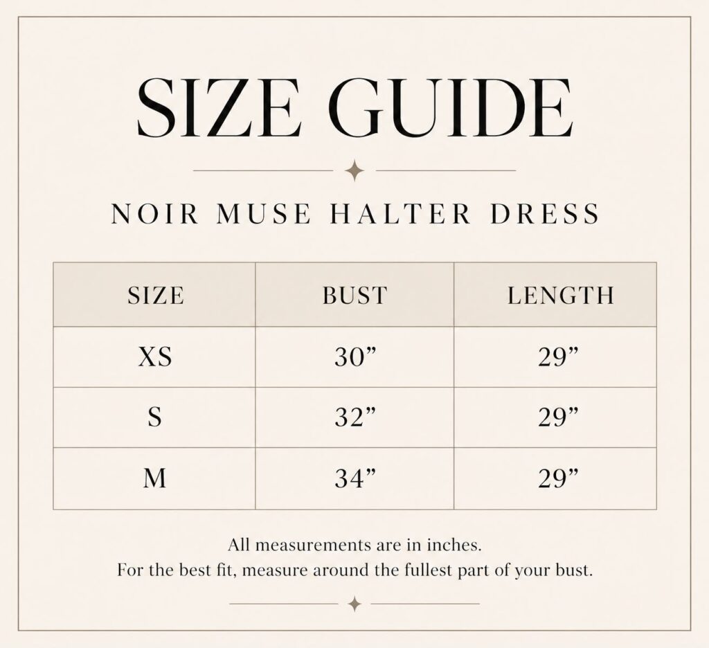 NOIR MUSE HALTER DRESS