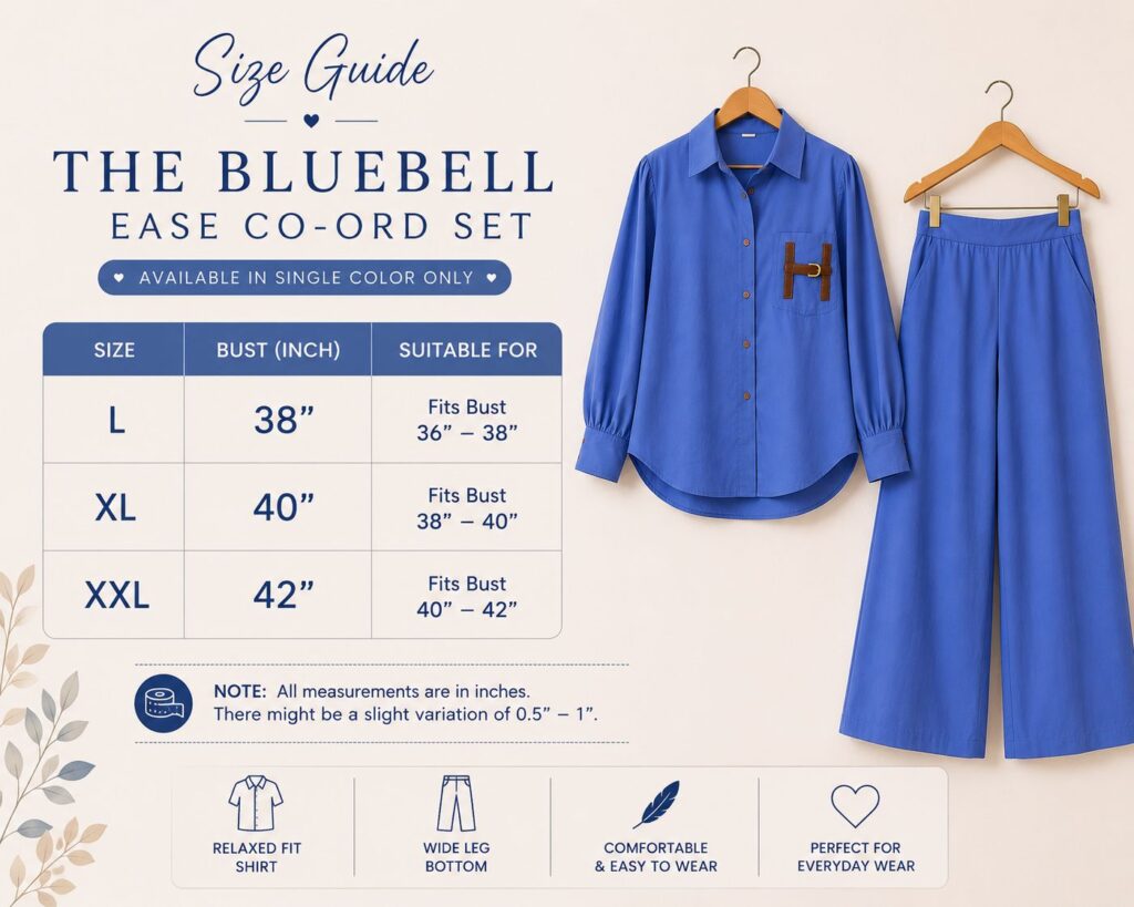 THE BLUEBELL EASE CO-ORD SET