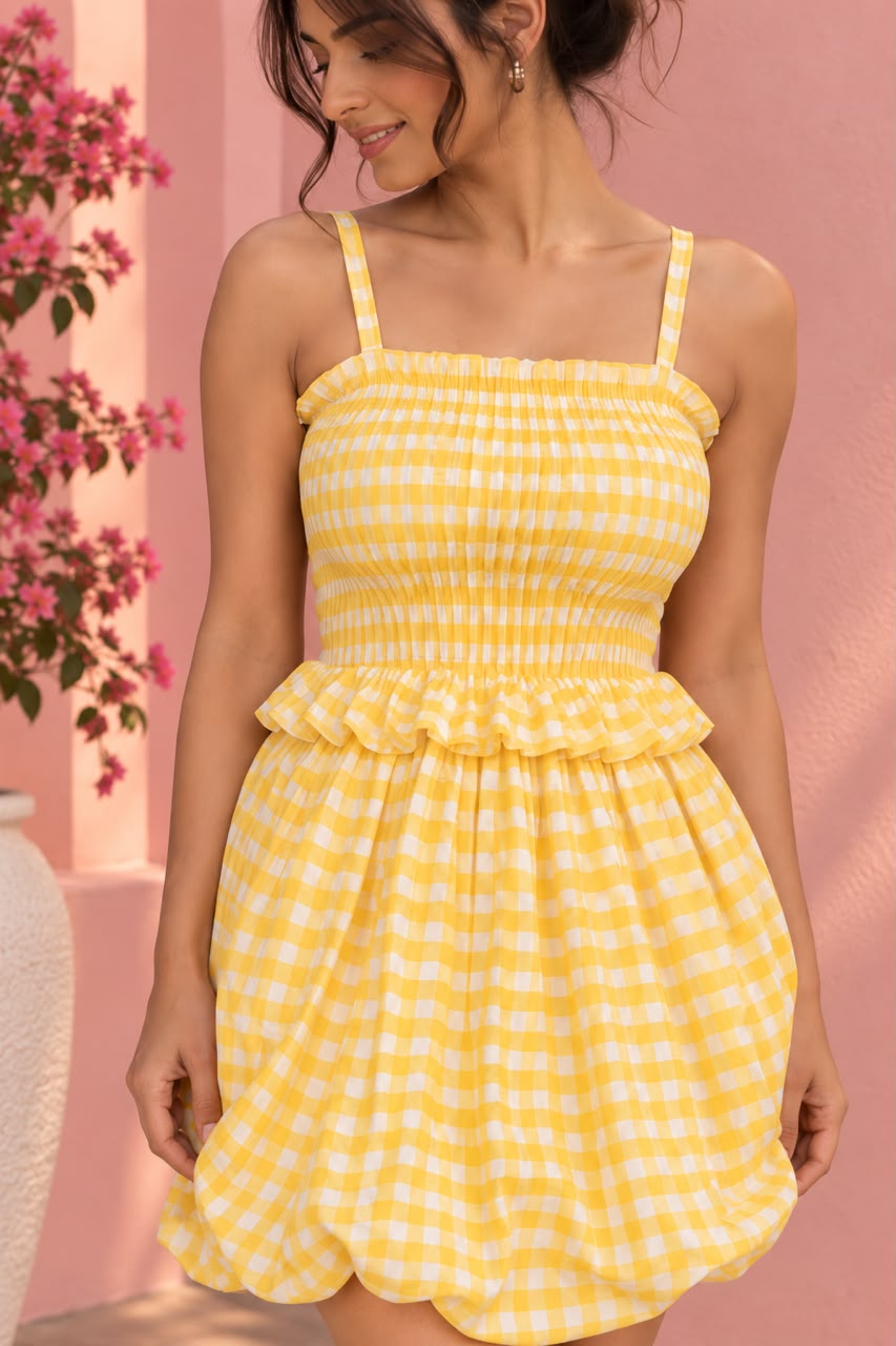 ROSIE GINGHAM BUBBLE MINI - Image 15