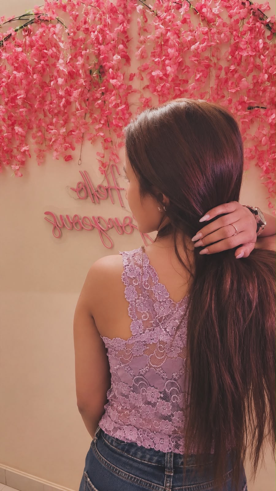 Lavender Lace Top - Image 3