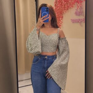 Pistachio Long Sleeve Top - Image 1