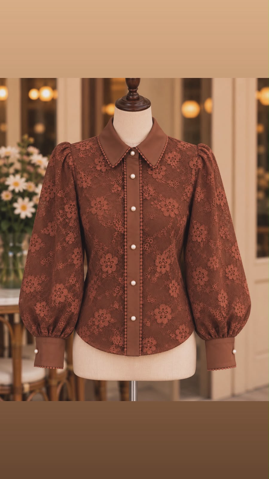 ROSE JARDIN EMBROIDERED SHIRT - Image 5