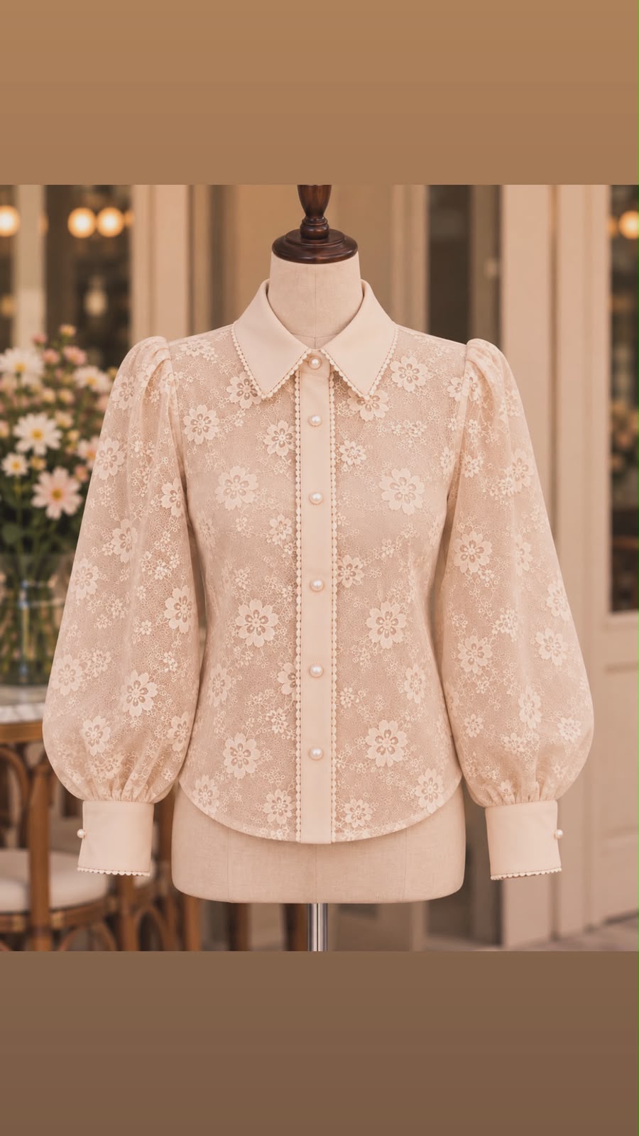 ROSE JARDIN EMBROIDERED SHIRT - Image 3