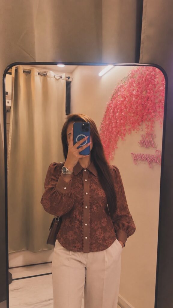 ROSE JARDIN EMBROIDERED SHIRT