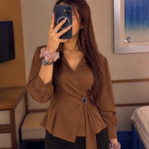 Aurelia Wrap Shirt - Image 1