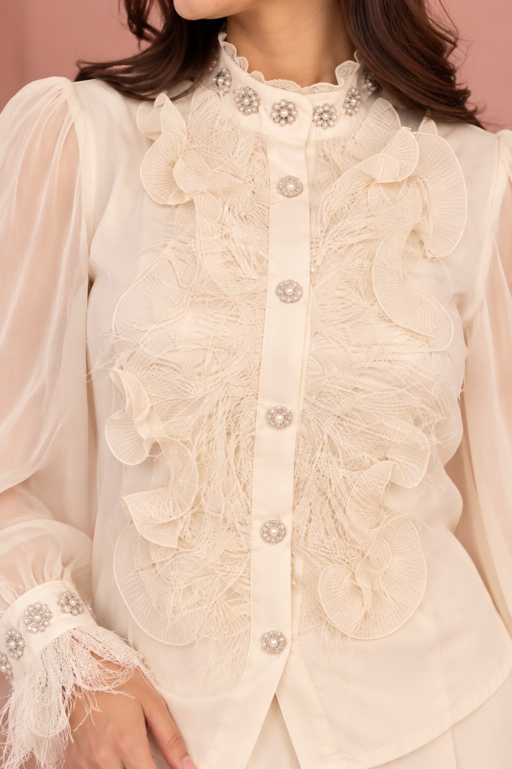 ELARA FEATHER SHIRT - Image 6