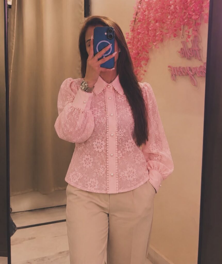 ROSE JARDIN EMBROIDERED SHIRT