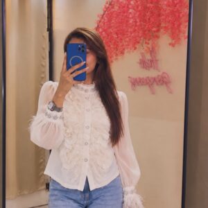 ELARA FEATHER SHIRT - Image 2