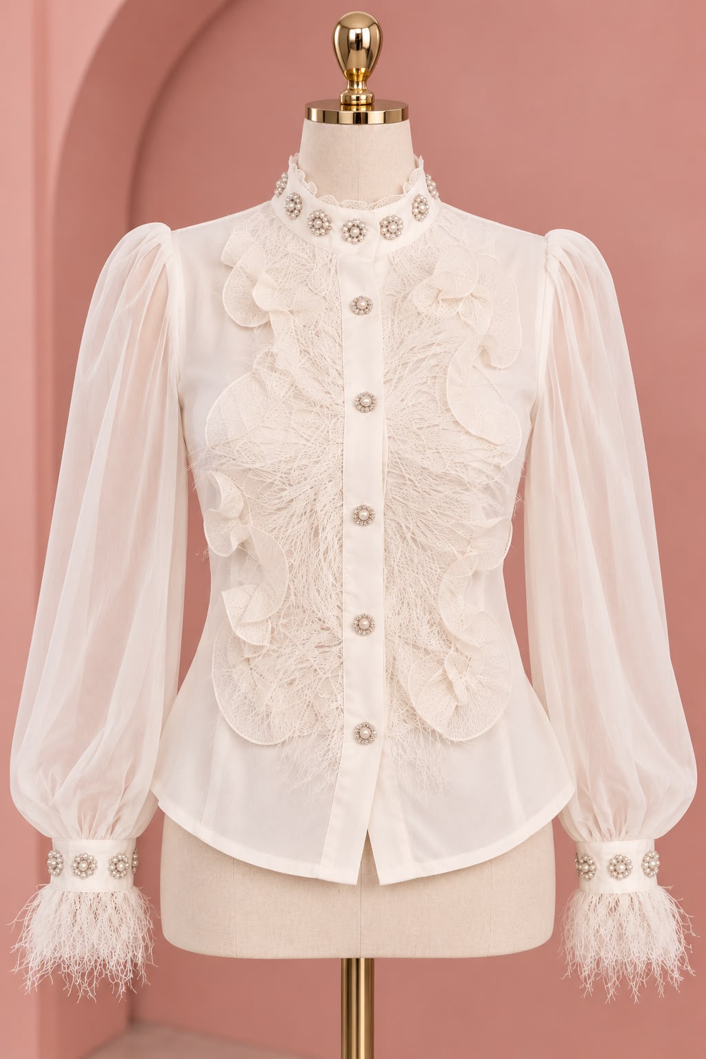 ELARA FEATHER SHIRT - Image 5