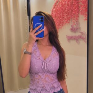 Lavender Lace Top - Image 2