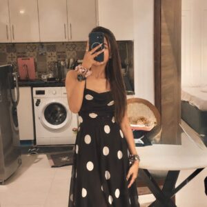 Polka Delia Midi Dress - Image 2