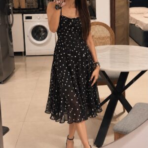 Polka Delia Midi Dress - Image 3